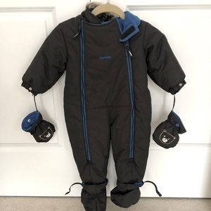 One piece snowsuit